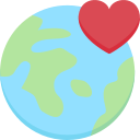 Heart icon - Caring for the Earth